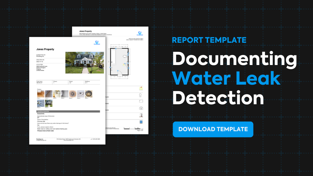 Water Leak Report Template for Plumbing & Renovations (Free Download)